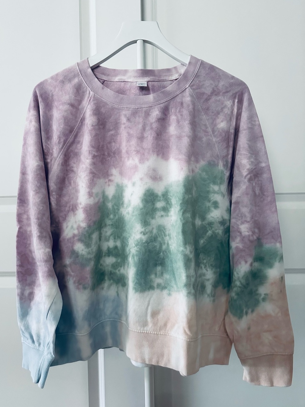 Women’s Old Navy Tie-Dye Pastel Crewneck Sweatshirt Size XL